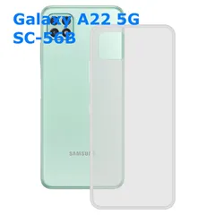 Galaxy A22 5G SC-56B ギャラクシー TPU ケース カバー クリア 衝撃吸収 クリアケース 透明 カバーケース シリコンケースのサムネイル