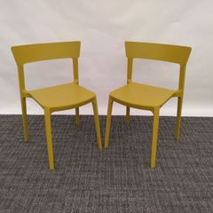 Calligaris（カリガリス）SKIN（スキン）イエロー　スタッキングチェア