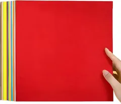 fogman 折り紙 大きいサイズ 両面同色 手芸 大容量 20色 200枚セット x