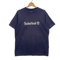 Timberland ティンバーランド 半袖 Tシャツ フロントプリント オーバーサイズ ビッグシルエット TURKEY製 Lサイズ ネイビー