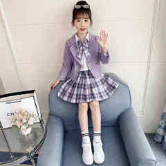 子供スーツ 2点セット スーツセット 4点セット スクール制服 長袖 上下セット スーツ 女の子 子供服 女子制服 スクール制服 JK制服 学生服 小学校 子供 ジュニア コスプレ衣装 可愛い JK服 入学式 学園祭 卒園式 卒業式 スーツ Hcwu616
