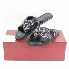 美品 BALLY バリー サンダル 27.5㎝ 28㎝ 黒 メンズ - メルカリ