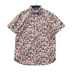 サイズ：3 MASTER BUNNY EDITION マスターバニーエディション  半袖ポロシャツ 花柄 ピンク系 [240101507936] ゴルフウェア メンズ ストスト