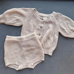 BEBE HOLIC　ニットセットアップ　韓国子供服　Lサイズ　90サイズ相当　べべホリック　ベビー　キッズ　子供服