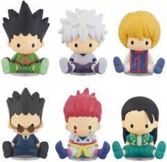 [중고] 트레이딩 피규어 총 6종 세트 [petadoll HUNTER×HUNTER 헌터 시험편]