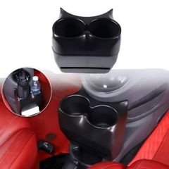 フィアット 500 2007-2015 カーセンターコンソールカップホルダー ドリンクコーヒージュースボトルラックスタンド自動車 インテリア アクセ