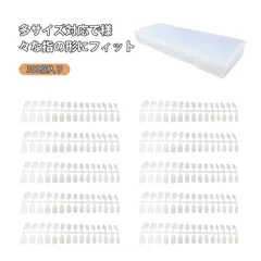 ネイルチップ ネイルチップ ショート ネイルチップ クリア つけ爪 ネイルパーツ 折れにくい ソフトネイルチップ オーバル 全貼り PMMA素材 折痕なし 両面マット 粘着力アップ フィット感抜群