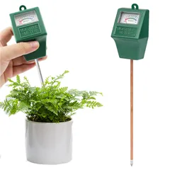 Alpha Depot 土壌水分計 観葉植物 水やりチェッカー 電池不要 土壌湿度計 水分測定 水分量計測 土壌テスター 植物 差し込み 家庭菜園 園芸 農作物 のサムネイル