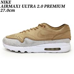 ナイキ エアマックス１ ウルトラ ２．０ プレミアム ベージュ ホワイト 27.0cm NIKE AIR MAX 1 ULTRA 2.0 PREMIUM AO2449-200
