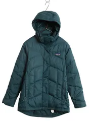 【お得なクーポン配布中!】 パタゴニア ダウン ウィズ イット ジャケット レディース XS 古着 19年製 600フィル パーカー ナイロン ブルゾン キルティング フルジップ