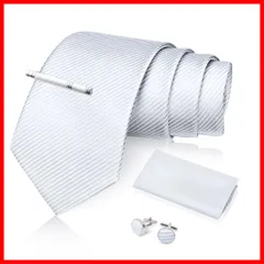 【速発送】CCC 結婚式 冠婚葬祭 ネクタイ メンズ シルク チーフ タイクリップ カフスボタン4点セット ドット フォーマル 父の日 黒/シルバー