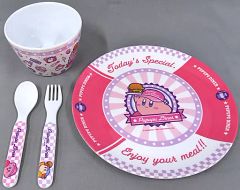 【中古】皿・茶碗 カービィ(PUPUPU Diner) メラミンプレートセット 「星のカービィ」 ナムコ限定