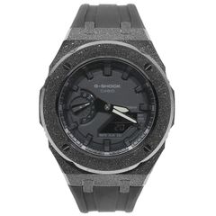 G-SHOCK GA2100 フロステッドカスタム ブラックアウト ラバーバンド カシオーク ブラックベルト BLACKOUT プレゼント ギフト