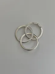 Vintage IBB LONDON triple ring charm