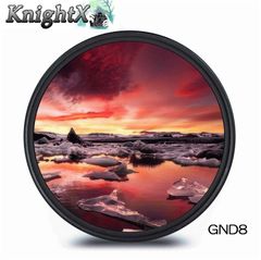 新品 KnightX 77mm 薄枠 ハーフ ND8 ハーフグラデーション NDフィルター フィルター径 広角レンズ対応  簡易ケース付き