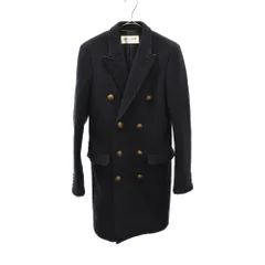 SAINT LAURENT PARIS (サンローランパリ) 13AW　金ボタンウールチェスターコート　ネイビー　330598のサムネイル