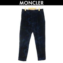 モンクレール MONCLER  コーデュロイパンツ  迷彩柄 カモフラ ネイビー メンズ 中古 サイズ46 コンディションB
