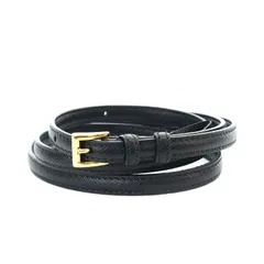 プラダ PRADA 細ベルト サフィアーノレザー 黒 ブラック 1C4067 /YO18 ■OHのサムネイル