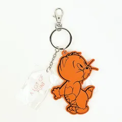 トムとジェリー ビッグラバーチャーム(オレンジ) キーホルダー トムジェリ