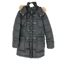 BLACK LABELCRESTBRIDGE ブラックレーベル・クレストブリッジ ダウンコート トグル付き フード付き 51F81-281-09 ブラック Mサイズ【中古】メンズ
