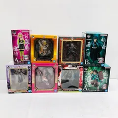 【瀬戸店】未開封　一番くじ　鬼滅の刃　8体セット（竈門炭治郎・竈門禰豆子・我妻善逸・甘露寺蜜璃・時透無一郎・胡蝶しのぶ・宇髄天元・煉獄杏寿郎）【701-4555】のサムネイル