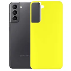 Galaxy S22 ケース SC-51C SCG13 ギャラクシーs22  耐衝撃 シンプル さらさら ハード ケース 【Color】 イエロー