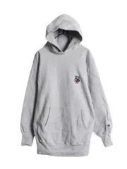 【お得なクーポン配布中!】 90s USA製 チャンピオン リバースウィーブ スウェット フード パーカー メンズ XL オールド Champion トレーナー 裏起毛 カレッジ 刺繍 灰