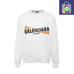 【本日限定WTO】Balenciaga メンズ＆レディース スウェットシャツ プリント 400g カタログカラー S-XL [本日WTO|新品未使用品]-WTO輸入1-YDF45