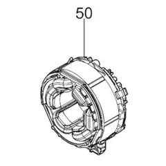 マキタ makita 18V 充電式 鉄筋結束機 TR180DRGX 用 ステータ 629343-7 部品 修理 パーツ 建築 建設 型枠 鉄筋 工事 土木のサムネイル