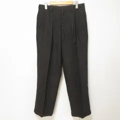 #wnc パパス Papas パンツ スラックス L グレー系 アルパカ混 シンプル ビジネス メンズ [924619]のサムネイル