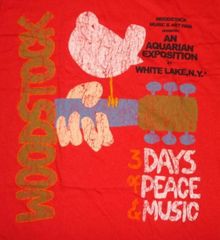 ウッドストック Tシャツ WOODSTOCK 赤  正規品 ロックTシャツ関連