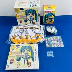 ◇F124【中身未開封】ニンテンドー 3DS 初音ミク プロジェクトミライ Project mirai ソフト ぷちぷくパック ねんどろいど ぷち トートバッグ ぷくぷくクリーナー ぷくぷくでこシール