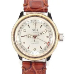 Oris ポインターデイト コンビ 7400 楽天市場】☆良品【ORIS】オリス ポインターデイト 7400 裏スケ
