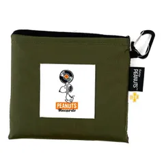 SALE！RECORDスヌーピー　HQエコバッグ　カーキ