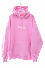 シュプリーム SUPREME 21AW Box Logo Hooded Sweatshirt L サイズ Pink ボックス ロゴ フーデッド スウェットシャツ パーカー ピンク 【ブランド古着ベクトル】【中古】240517☆AA★