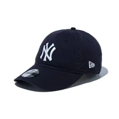 [即納]NEWERA ニューエラ 9THIRTY ロングバイザー ニューヨーク・ヤンキース ウォッシュドコットン ネイビー × ホワイト  メンズ  レディース  帽子 CAP キャップ ハット 小物 アクセサリー  送料無料 NEW ERA 国内正規品 正規