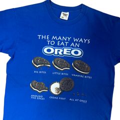 XZ536 90s Tシャツ オレオ OREO お菓子 クッキー ナビスコ - メルカリ