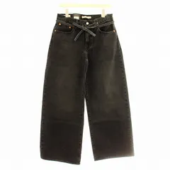 リーバイスプレミアム Levis PReMIUM XL STRAIGHT AB7010003 デニムパンツ ジーンズ ワイド ジーンズ 27 黒 ブラック /☆G