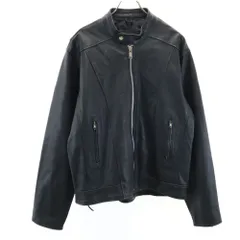 ロッキーマウンテン シングルライダースジャケット L ブラック RockyMountain メンズ