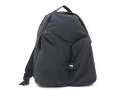 ■極美品■ Y-3 ワイスリー ヨウジヤマモト ナイロン リュックサック デイパック バックパック メンズ ブラック系 FR4800