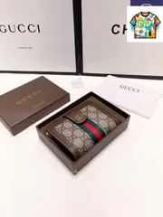 【今日特価】Gucci グッチ クラシック三つ折りシリーズ 輸入PVC×牛皮素材で質感に優れ実用的でファッショナブル-WTO輸入2