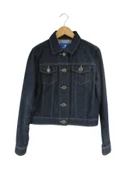 ブルーレーベルクレストブリッジ BLUE LABEL CRESTBRIDGE デニム ジャケット 前開き ボタン 無地 サイズ38 インディゴ QQQ