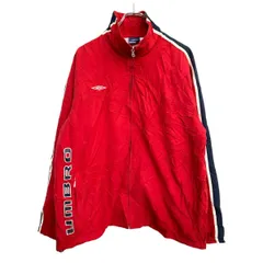 umbro ナイロンジャケット XLサイズ アンブロ レッド 古着卸 アメリカ仕入 t2411-3122のサムネイル