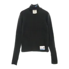 メゾンミハラヤスヒロ 23AW HIGH NECK PULLOVER KNIT ハイネック プルオーバー ニット セーター レディース ブラック B11SW671 MAISON MIHARAYASUHIRO (メゾンミハラヤスヒロ) 23AW HIGH NECK