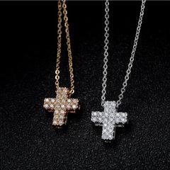 ネックレス レディース アクセサリー クロス 十字架 シルバー