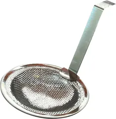 ＳＵＰＬＩＭＡＮＩＡ おたまタイプの新しい排水口カバー おたまカバー キッチン用 浅型 ゴミ受け ステンレス製 創業４７年の金属加工会社 手作り 大サイズ 10cmのサムネイル