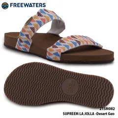 フラットサンダル Freewaters フリーウォータース SUPREEM LA JOLLA -Desert Geo シュプリームラジョラ レディース 女性用 水陸両用 ビーチ 海 海水浴 プールのサムネイル