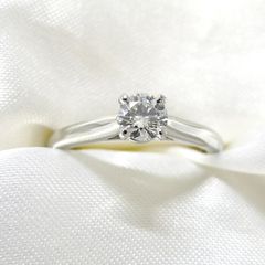 Cartier ソリテール リング Pt950 プラチナ ダイヤモンド 表記サイズ47 約3.1g