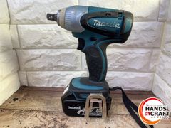 ▽【中古】マキタ   TW251D   充電式インパクトレンチ   18V  バッテリー付き