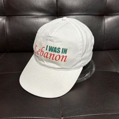 90s vintage I WAS IN Lebanon 5パネルキャップ
